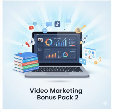 Video Marketing Bonus Pack 2: Tools and strategies for creating, optimizing, and profiting from videos across multiple platforms