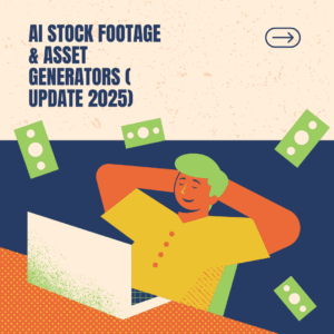 ai stock video generator creating cinematic footage with digital assets