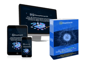 DeepSmartX hero image – all-in-one AI platform for content, video, and marketing
