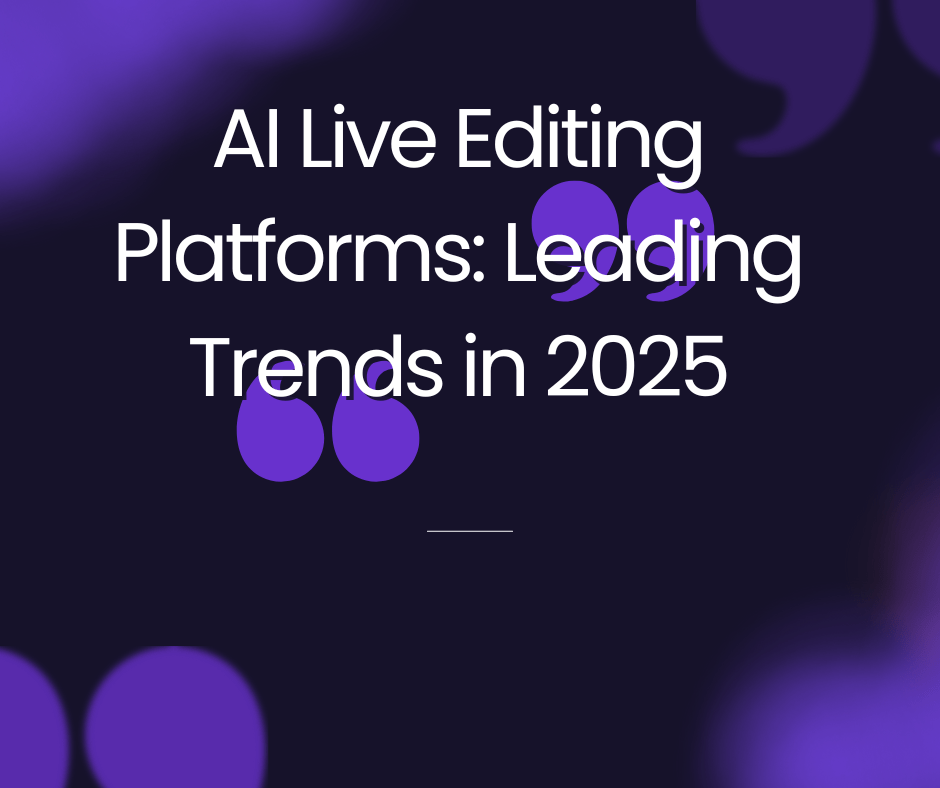 AI live editing platforms integrate easily with TikTok, YouTube, and Facebook Live